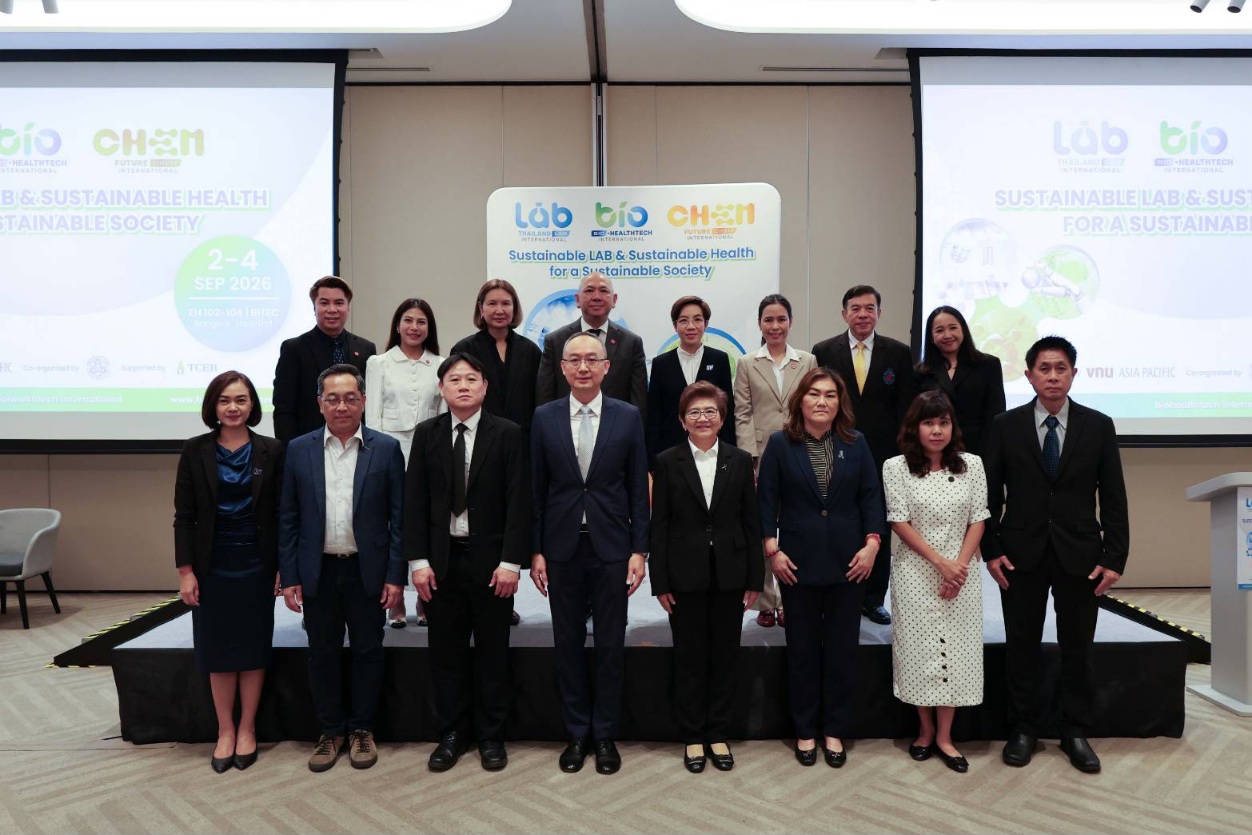 Thailand LAB INTERNATIONAL 2026 ผนึก Bio+HealthTech และ FutureCHEM ดัน AI ยกระดับวิทยาศาสตร์-สุขภาพไทย สู่ศูนย์กลางนวัตกรรมอาเซียน